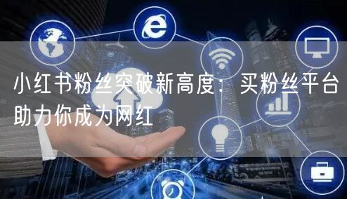 小红书粉丝突破新高度:买粉丝平台助力你成为网红