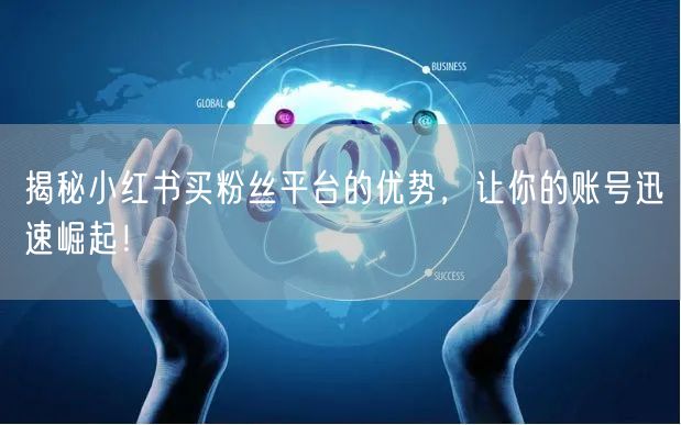 揭秘小红书买粉丝平台的优势,让你的账号迅速崛起!