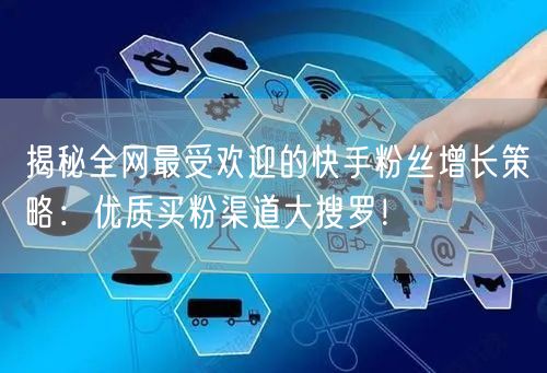 揭秘全网最受欢迎的快手粉丝增长策略：优质买粉渠道大搜罗！